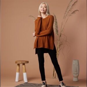 Known Supply Organic Cotton Solstice Sweater - Rust